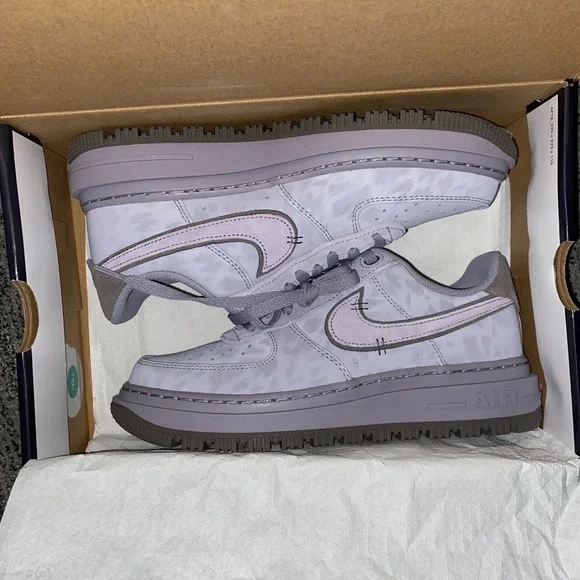 Providence purple AF1 size 8.5 mens 10 womens Nike Air Force 1 Luxe Providence Purple- Men main image 2